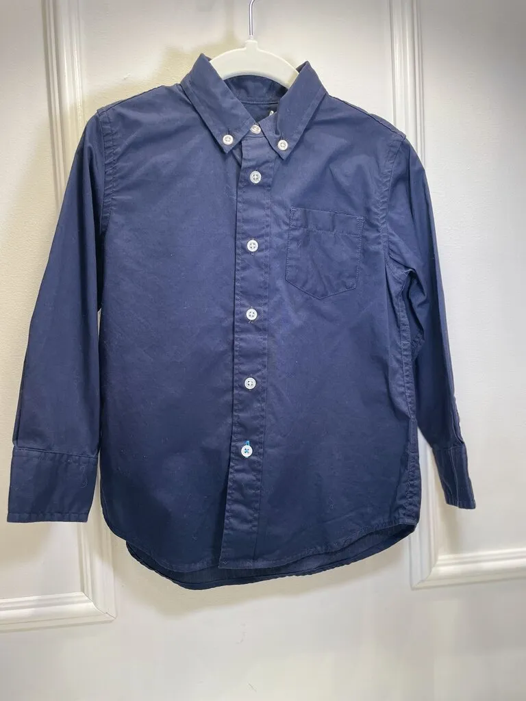 (3T) Long-Sleeve Button Down Shirt