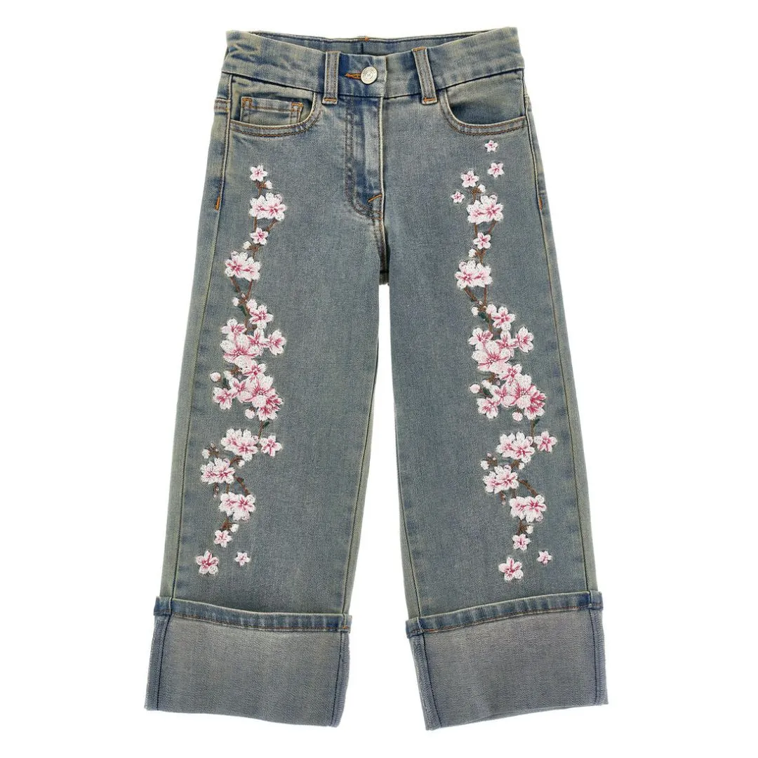 Blossom Embroidered "Bambi" Jeans