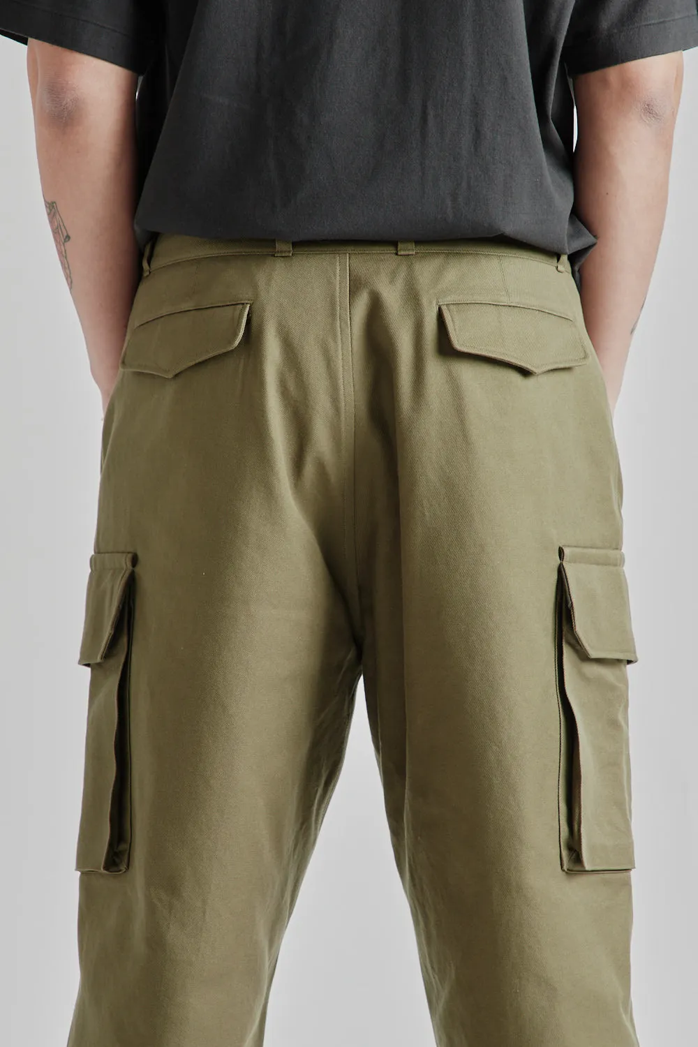 Cotton Serge 47 Pants - Olive