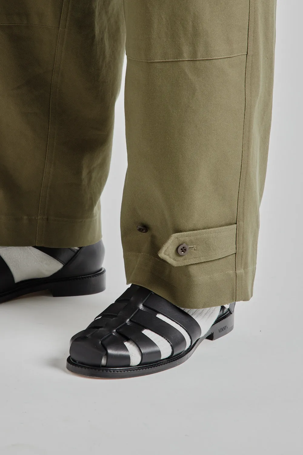 Cotton Serge 47 Pants - Olive
