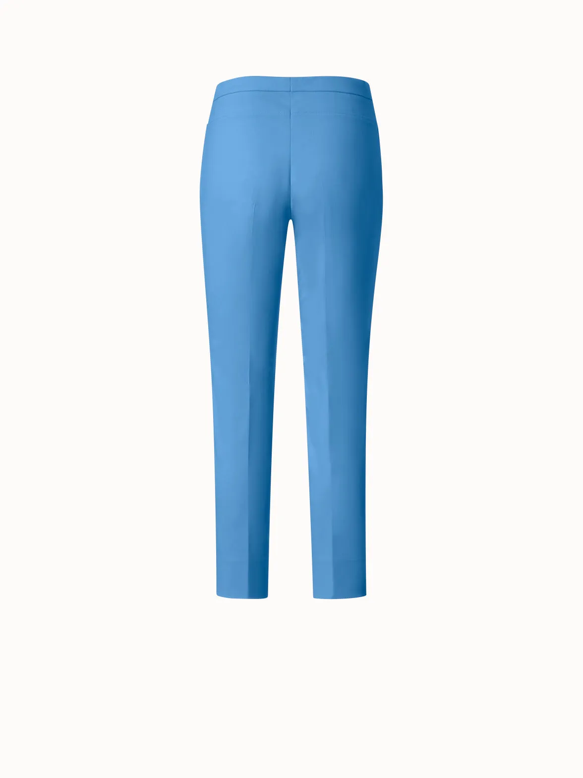 Cropped Straight Cotton Techno Stretch Pants