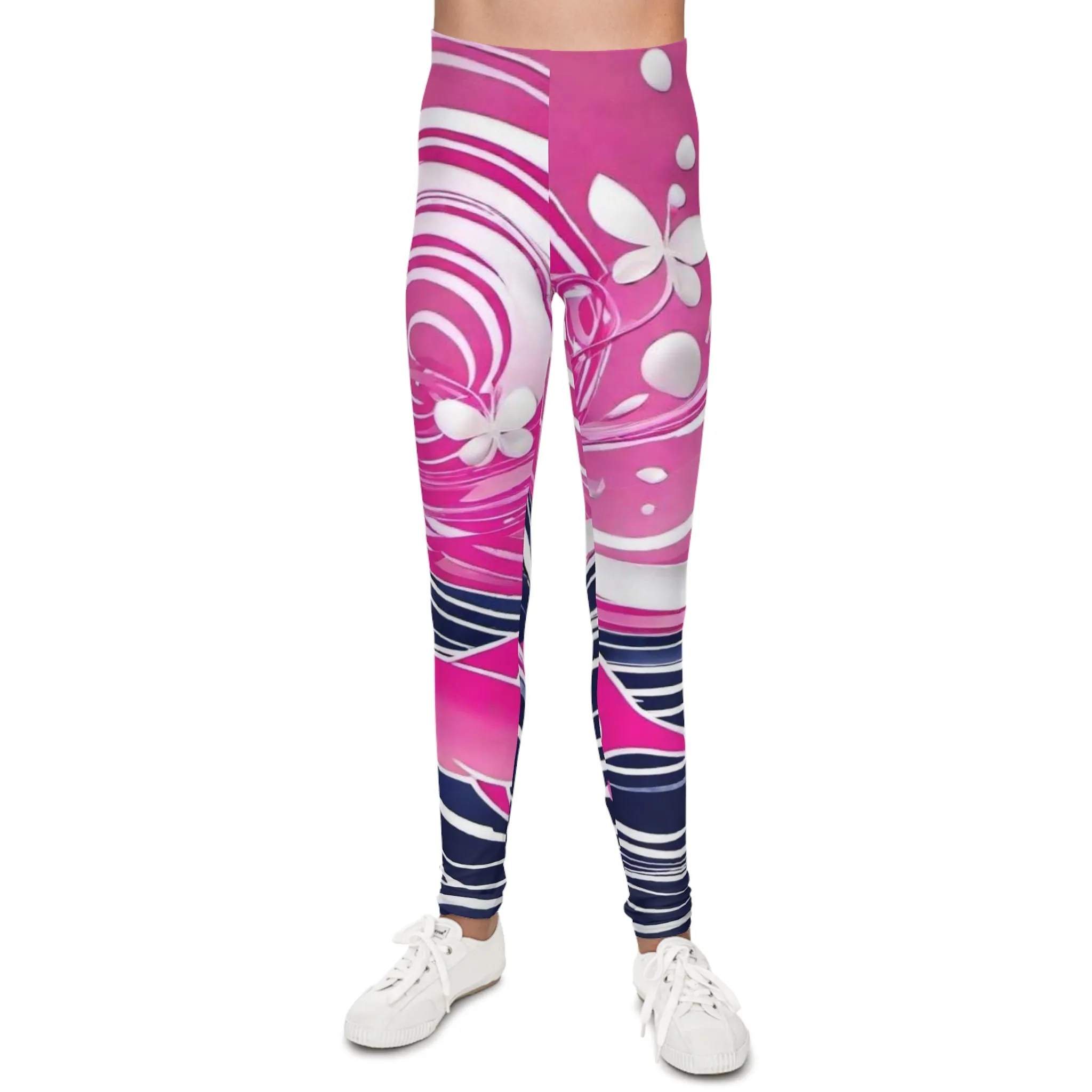 Dark Ocean Youth Leggings