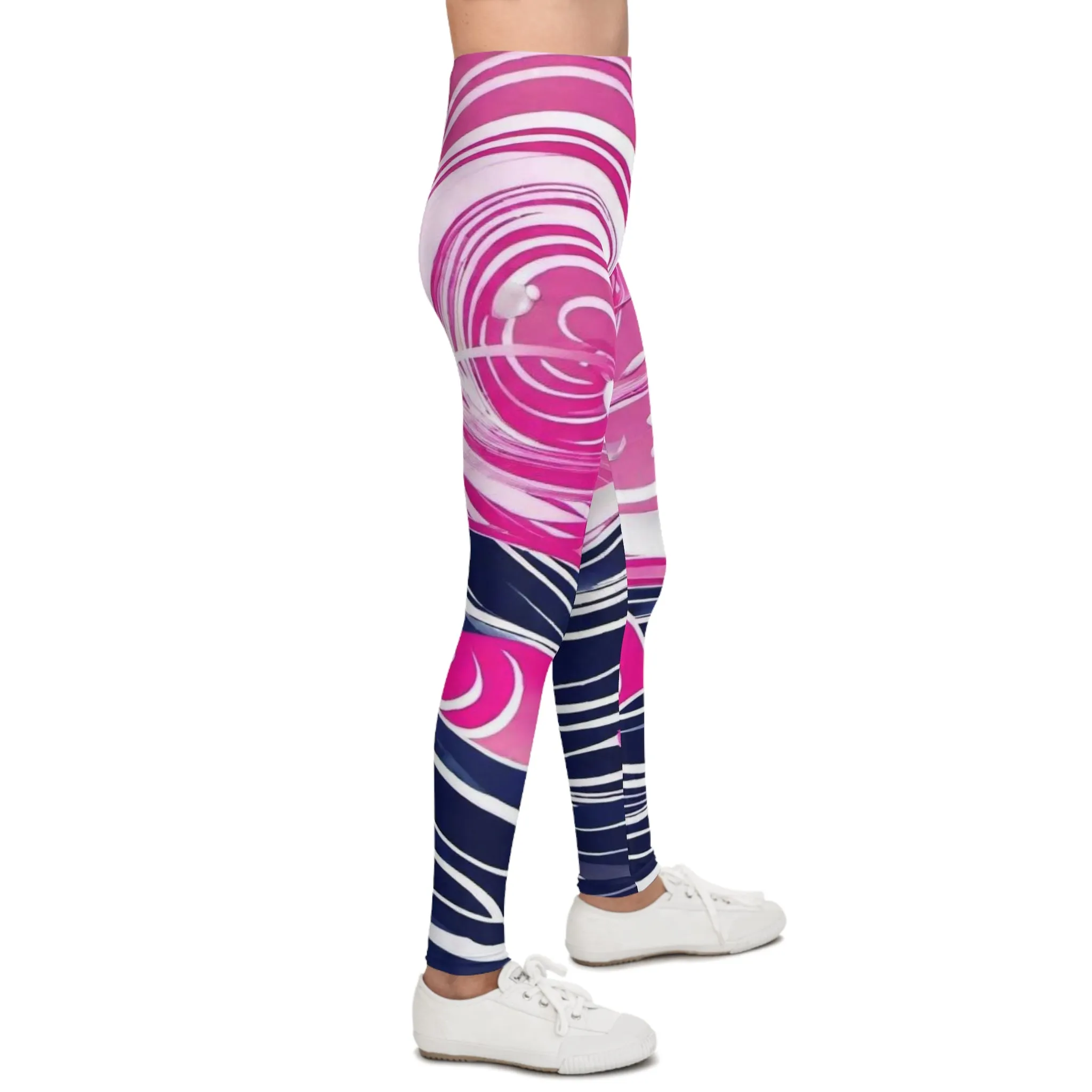 Dark Ocean Youth Leggings