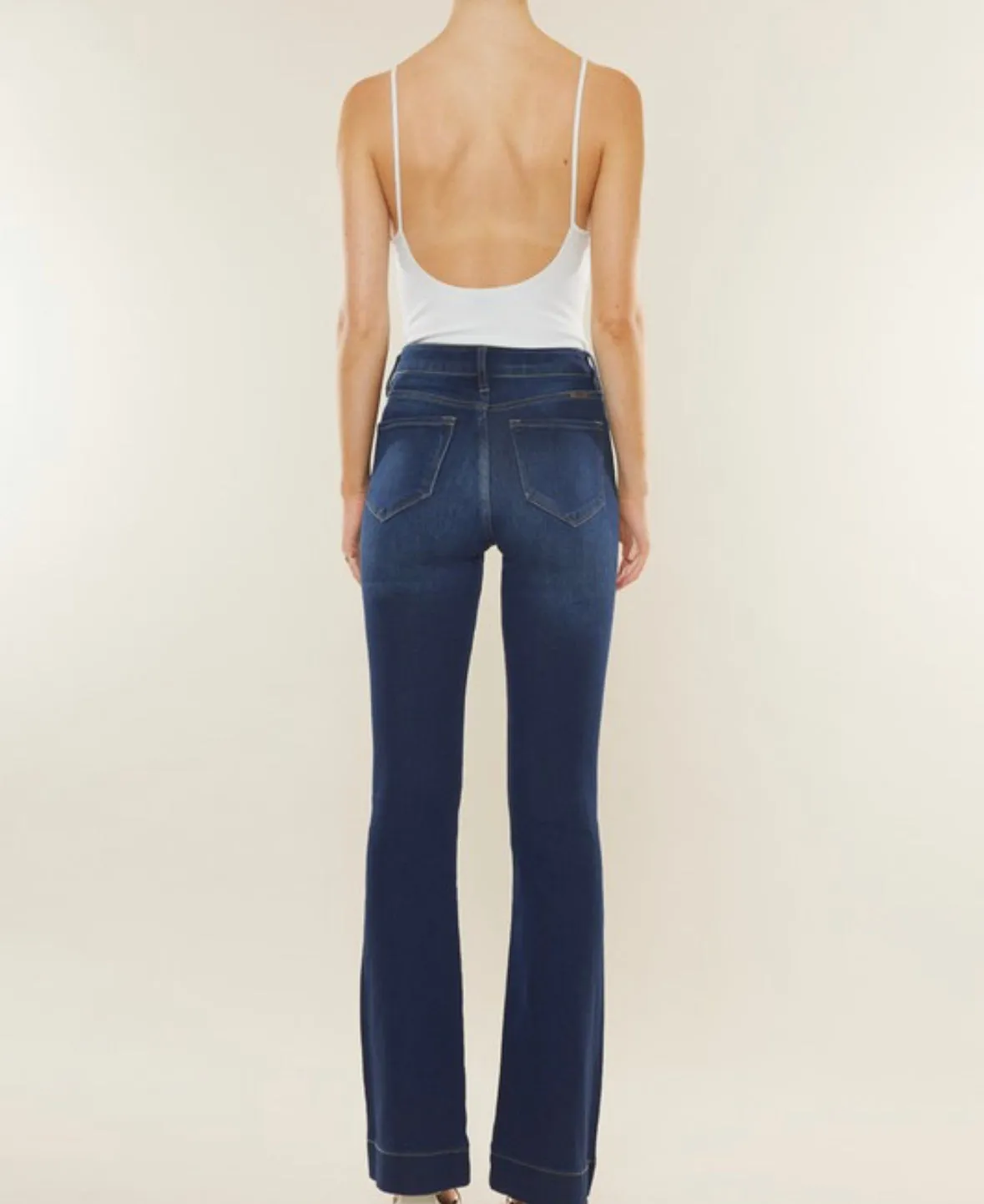 High Rise Kan Can Flare Jeans