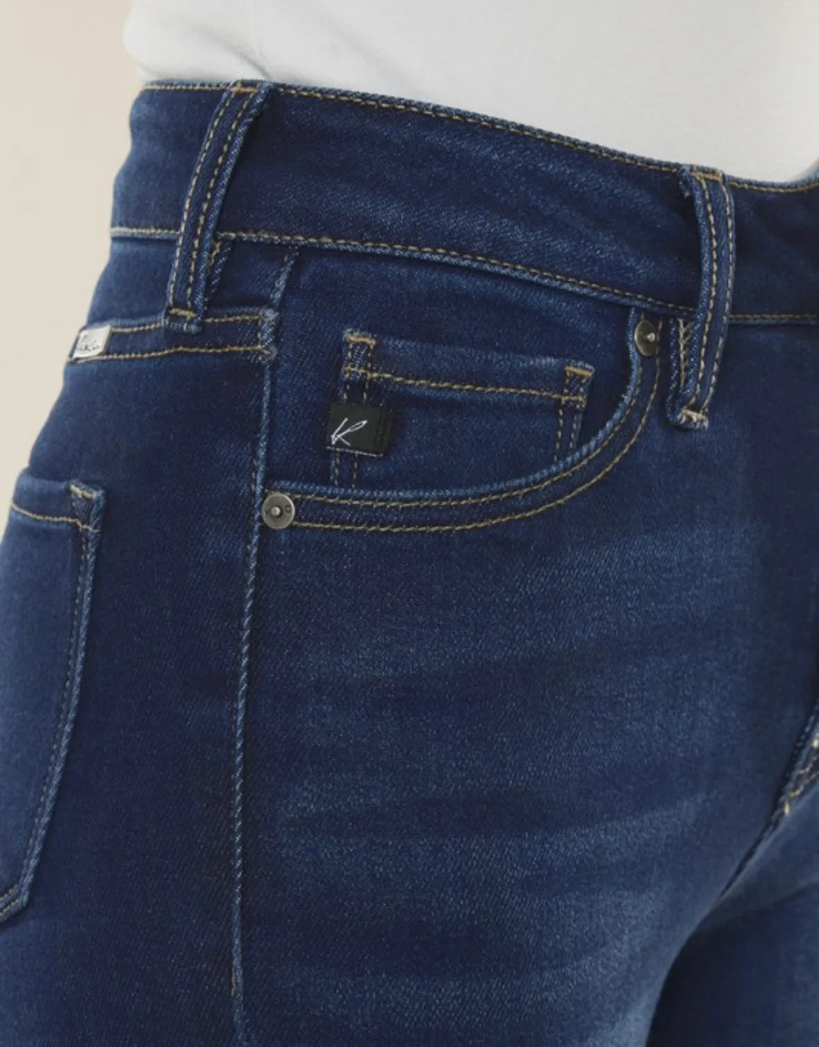 High Rise Kan Can Flare Jeans