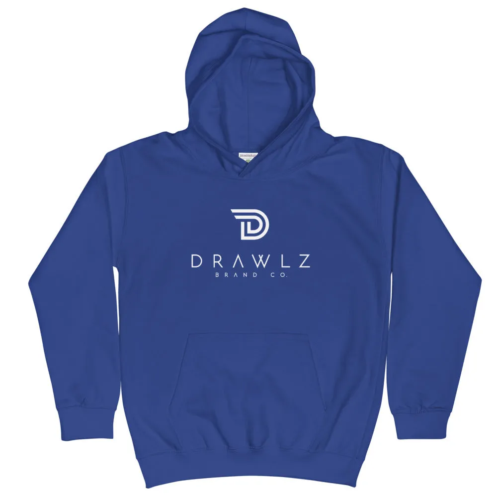 Kids Drawlz "White Logo" Hoodie