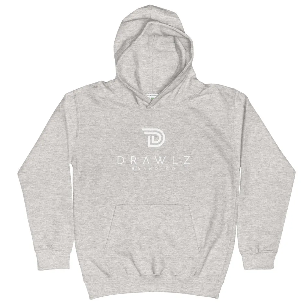Kids Drawlz "White Logo" Hoodie