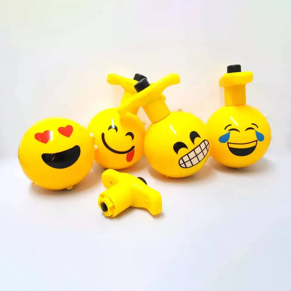 LED CUTE EMOJI GYROSCOPE SPINNING TOY