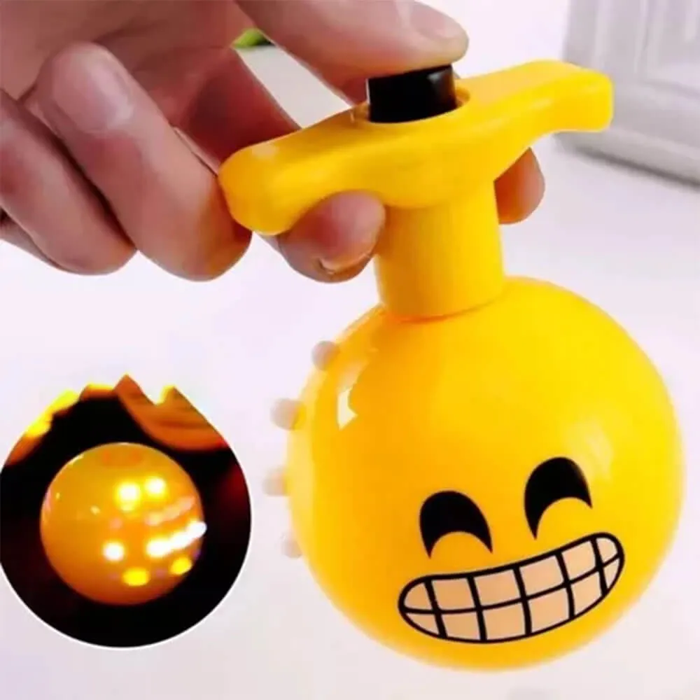 LED CUTE EMOJI GYROSCOPE SPINNING TOY
