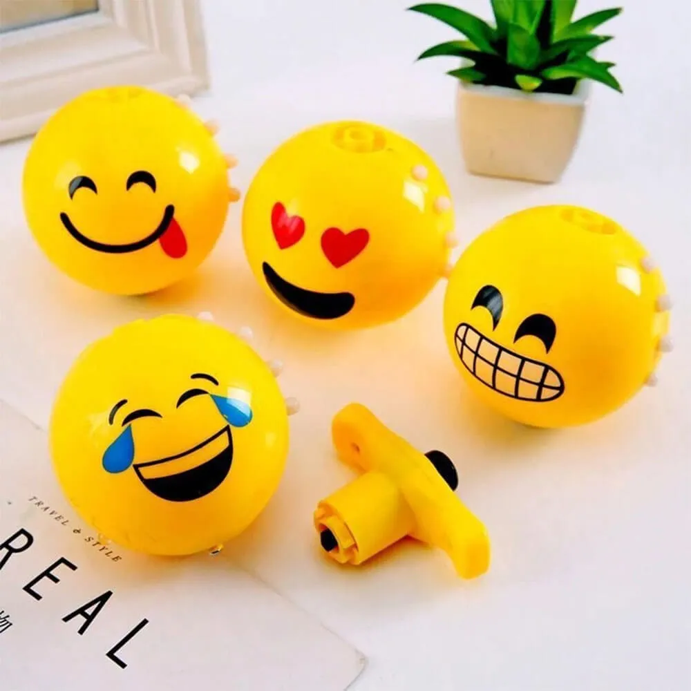 LED CUTE EMOJI GYROSCOPE SPINNING TOY
