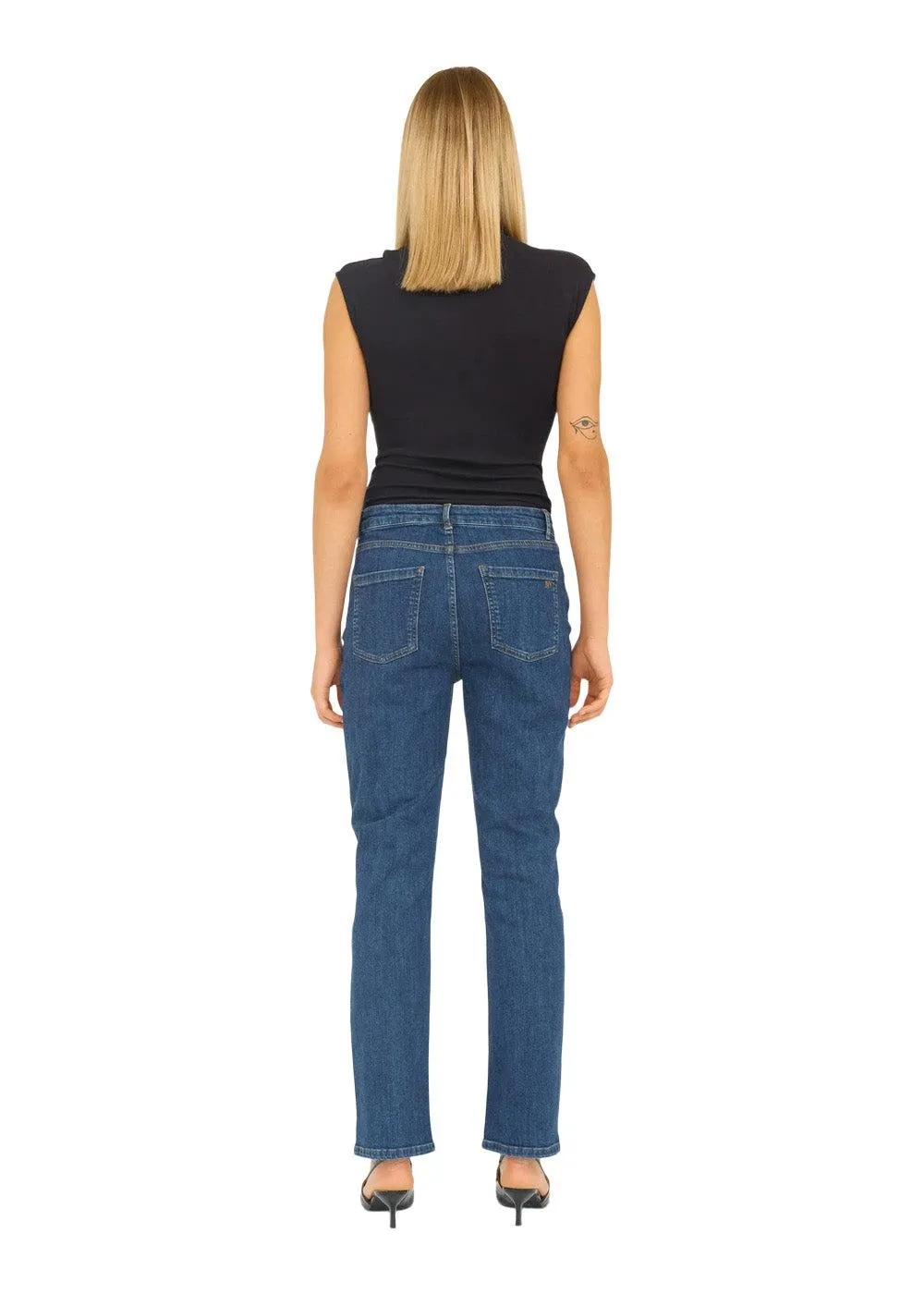 Lulu Jeans Wash Middark Nottingham - Denim Blue