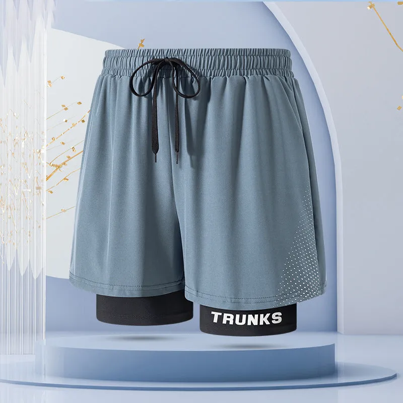 Professional men's double-layer boxer shorts suit🛒