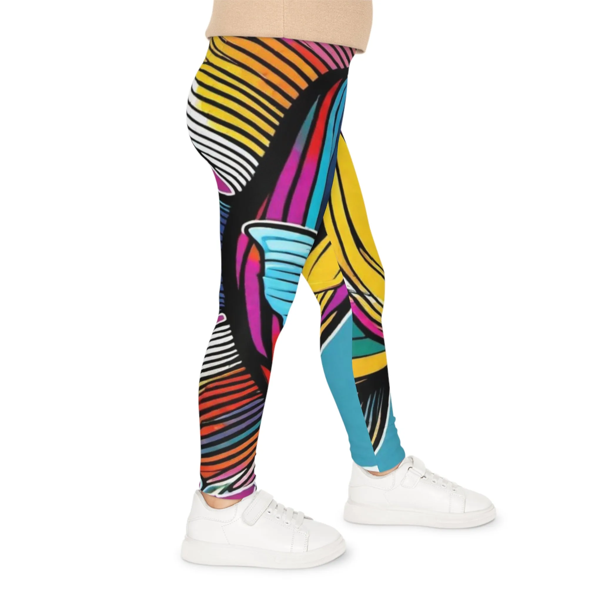 Vibrant Snapper Kids Leggings