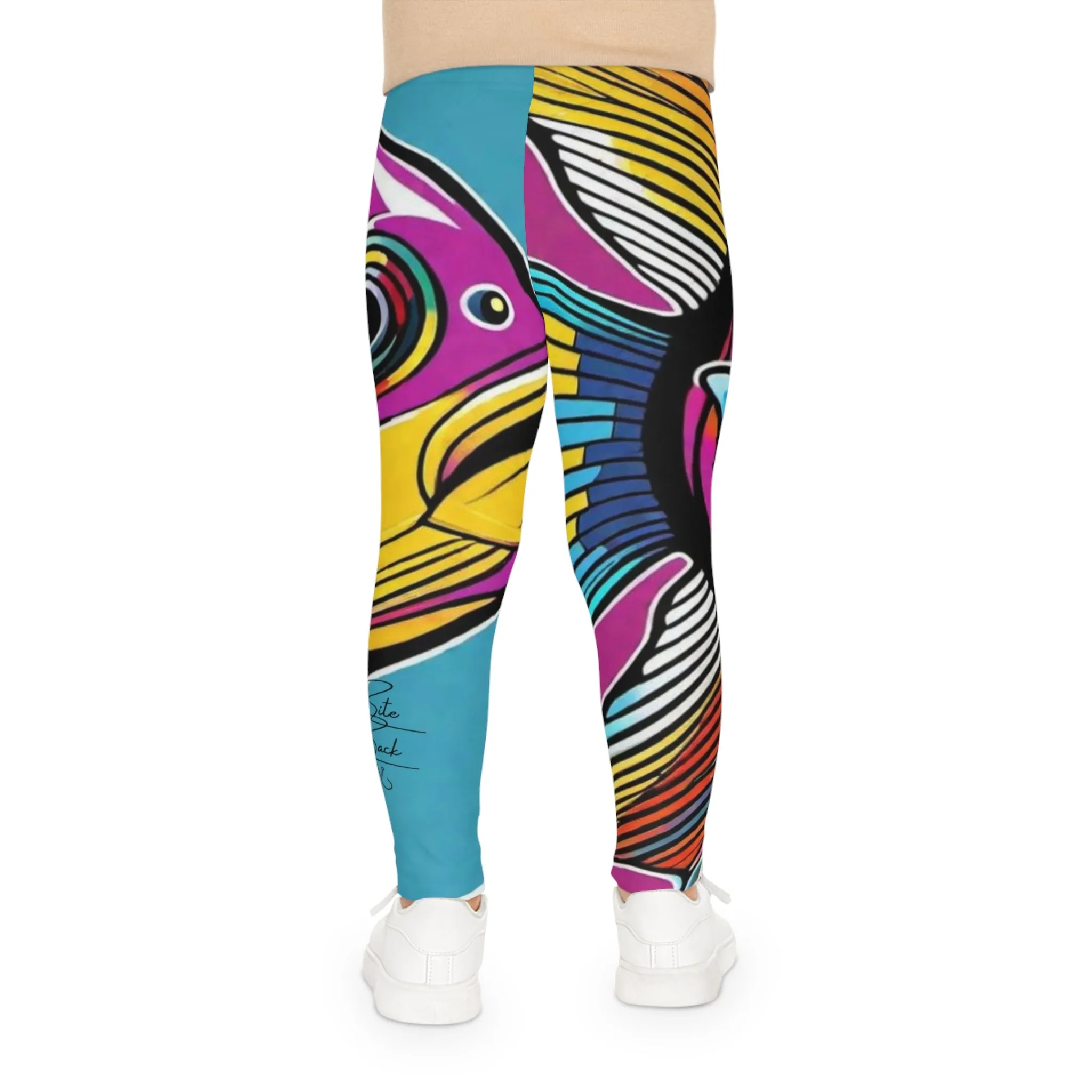 Vibrant Snapper Kids Leggings