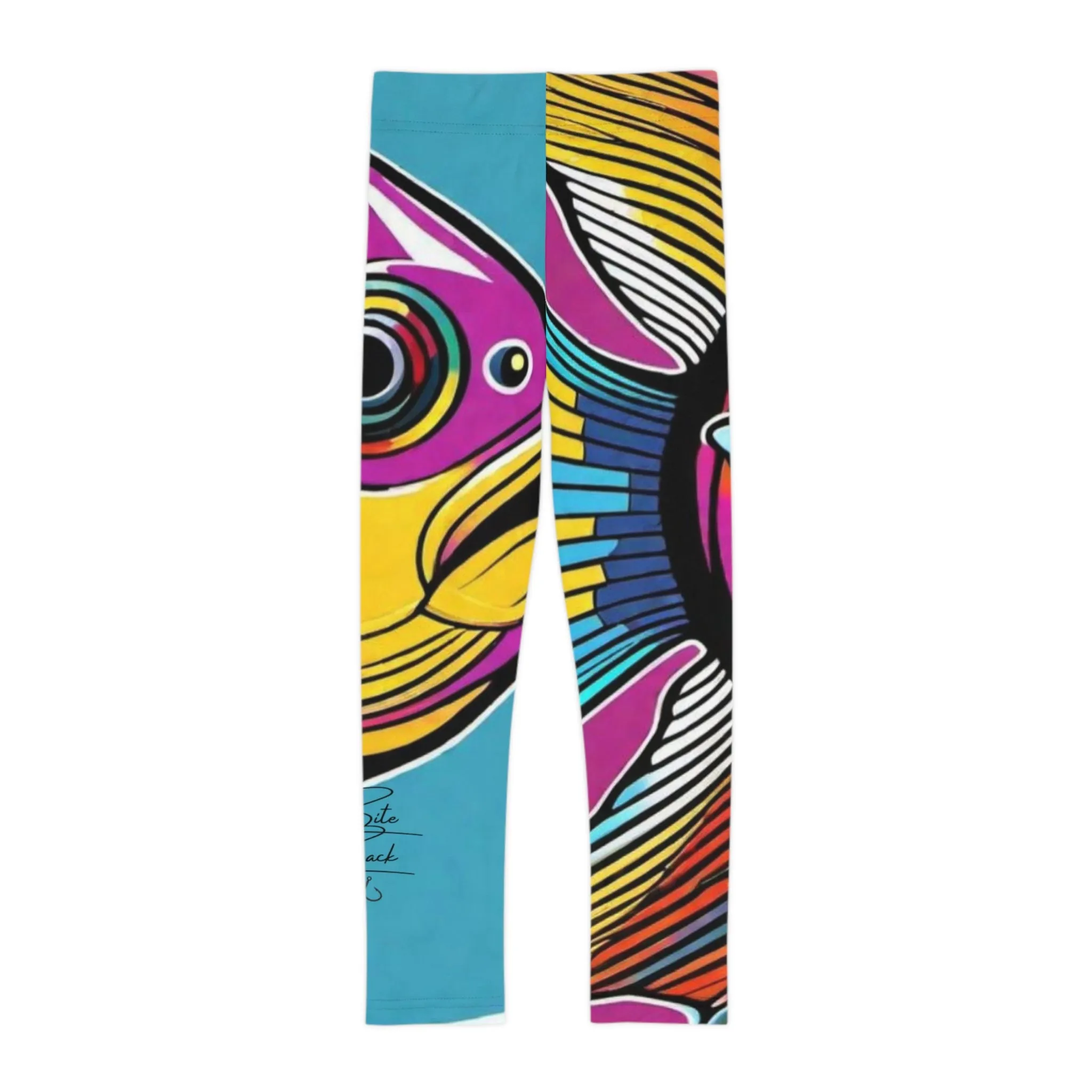 Vibrant Snapper Kids Leggings