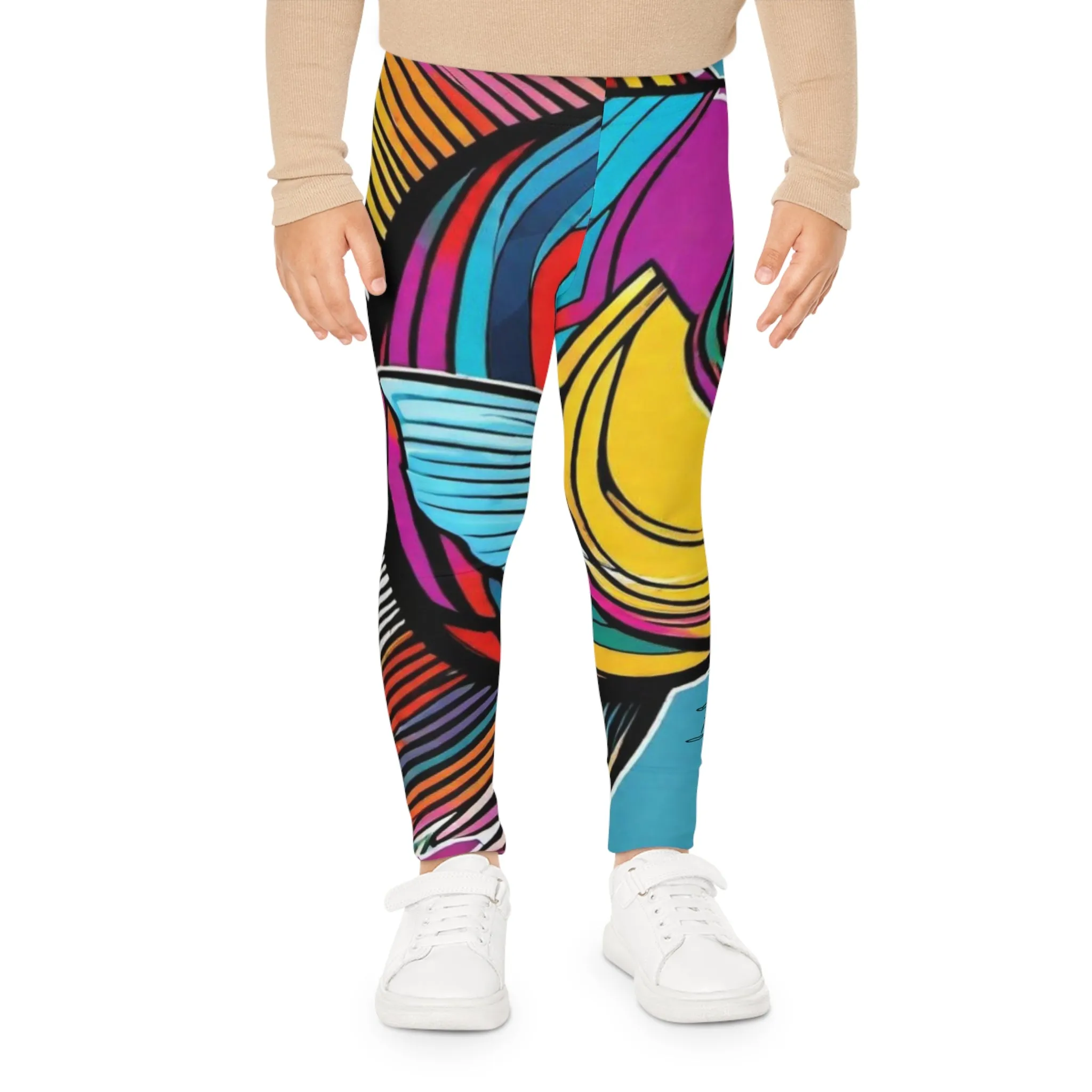 Vibrant Snapper Kids Leggings