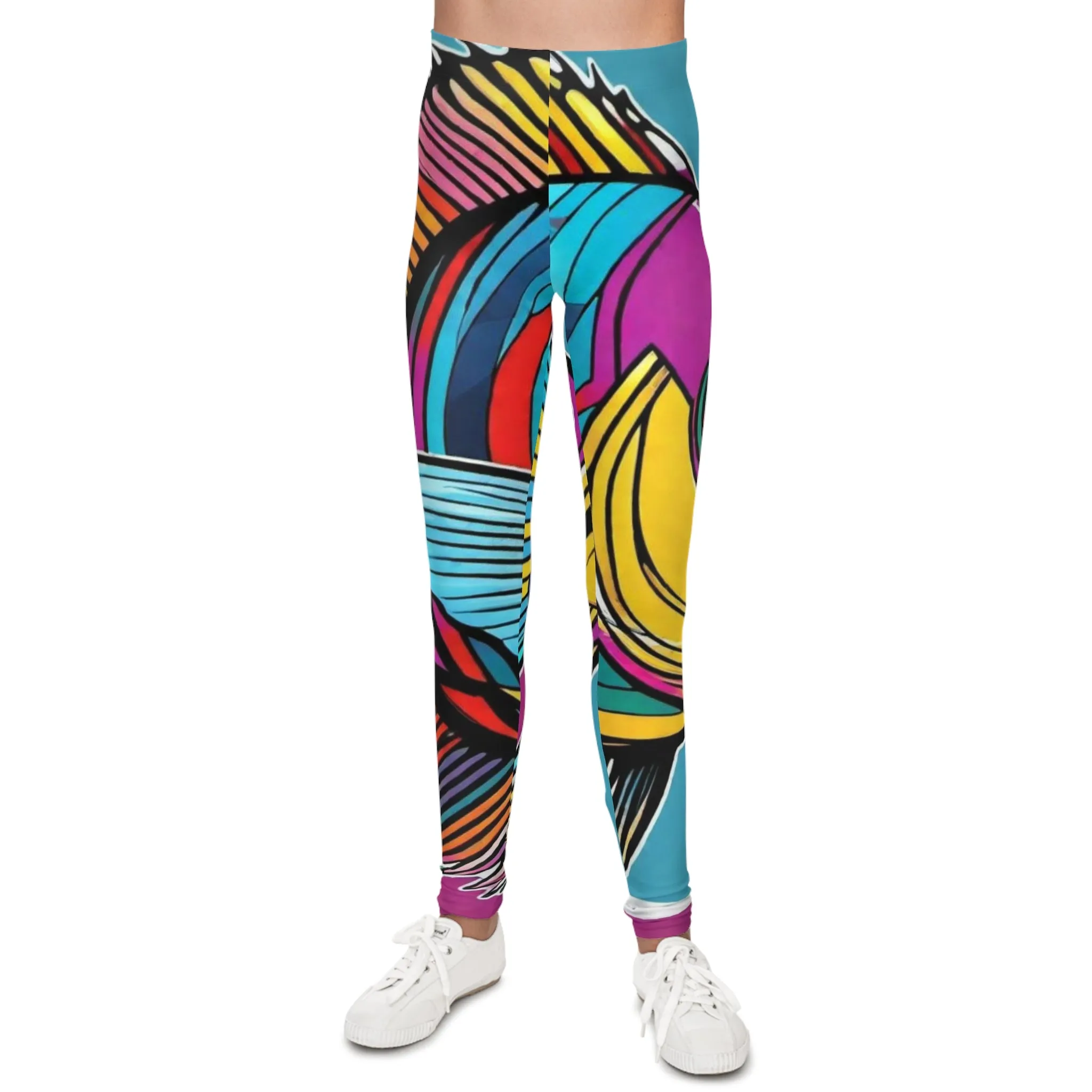 Vibrant Snapper Youth Leggings