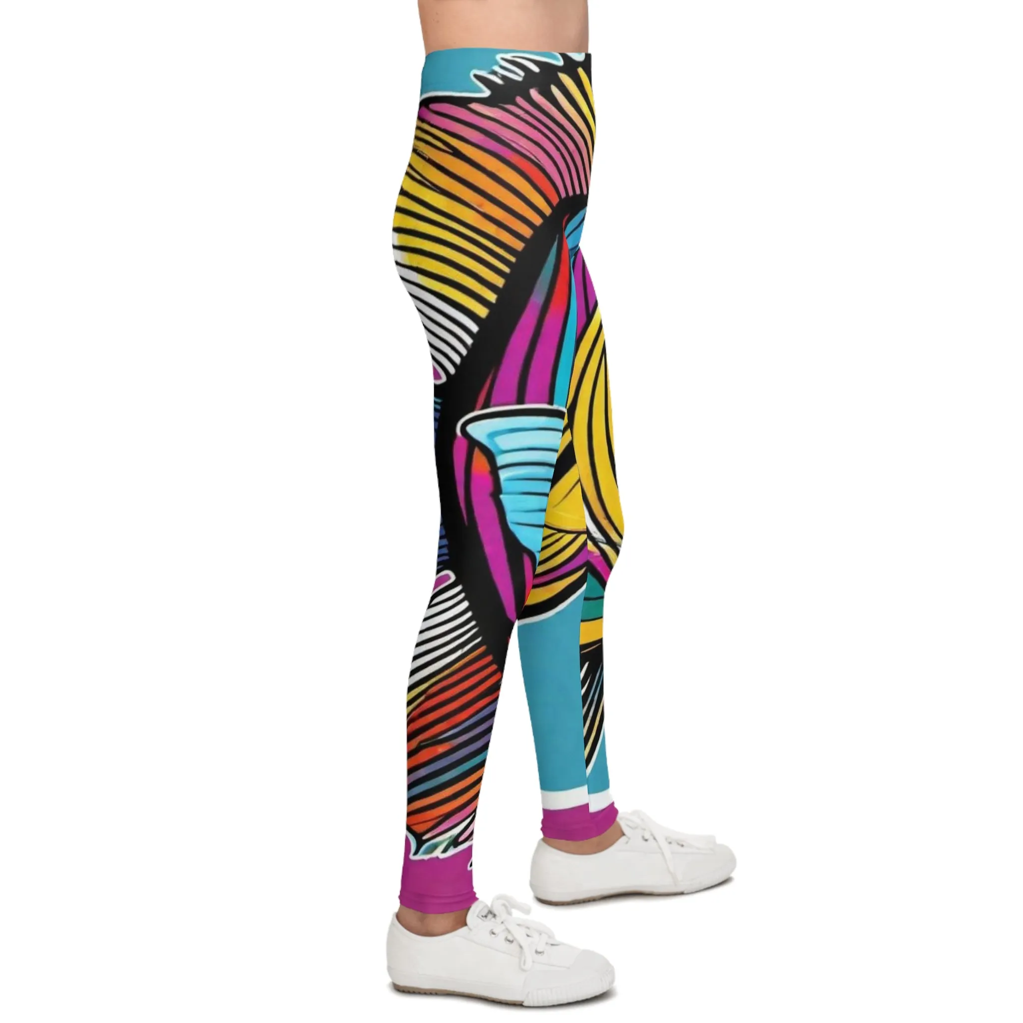 Vibrant Snapper Youth Leggings