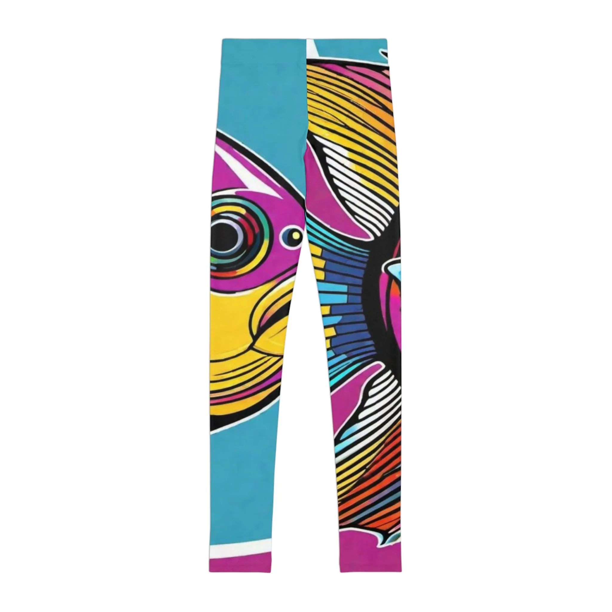 Vibrant Snapper Youth Leggings