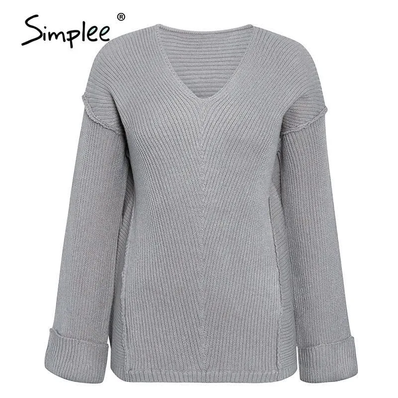 Women's Sweaters V Neck